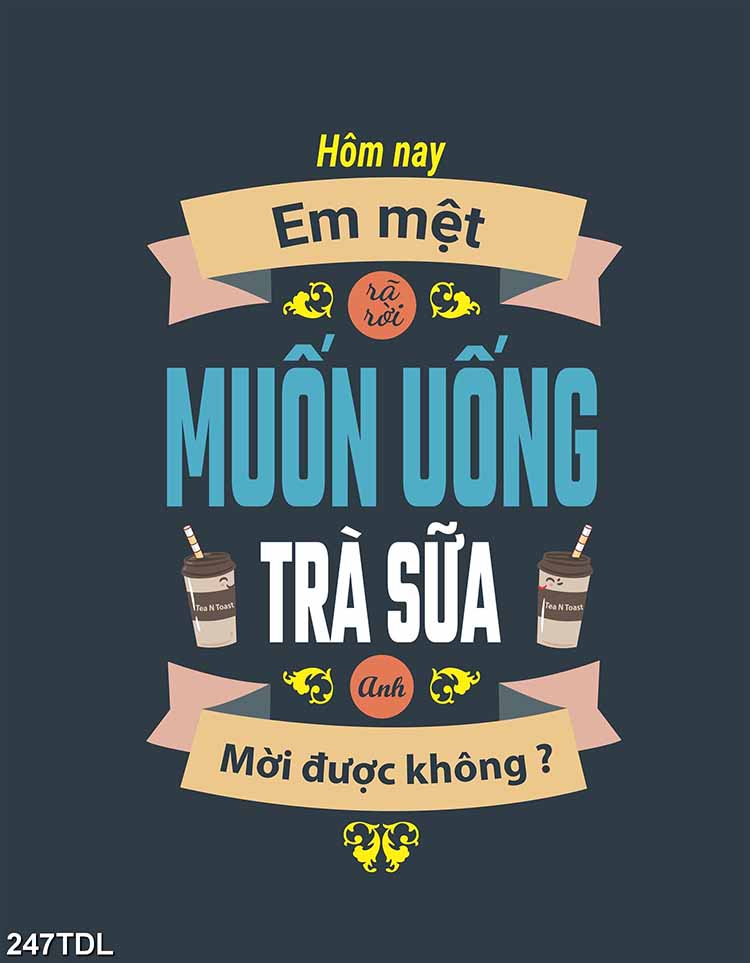 Vẽ Tranh Tường Quán Trà Sữa  Coffee Cho Anh Tú Tại Long Thành Đồng Nai  VẼ  TRANH TƯỜNG 3D MỸ THUẬT TRỌNG TÍN ART