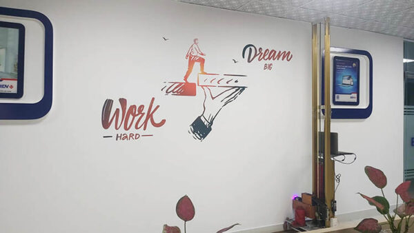 Vẽ tranh tường Văn phòng -1001 Bức tranh văn phòng Sáng tạo