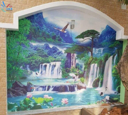 Thi Công Dán Tranh Tường Chuyên Nghiệp – Nghệ Thuật Biến Tường Trắng Thành Điểm Nhấn Không Gian Thi Công Dán Tranh Tường