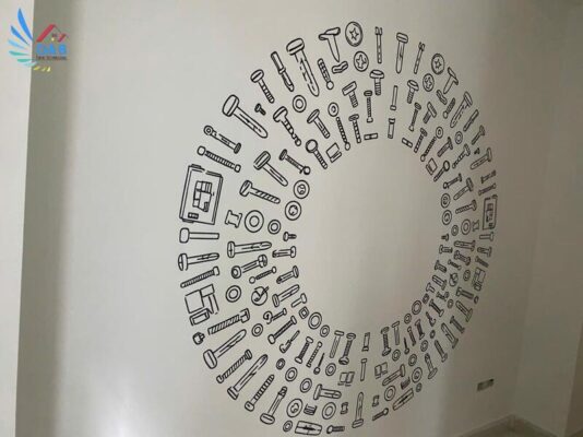 Lần Thứ 8 Hợp Tác: Công Trình In Tranh UV Đỉnh Cao Tại Thiết Kế & Nội Thất Nice công trình in tranh UV